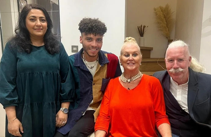 Kim Woodburn filming Supermarket Own Brands / Credit: Instagram