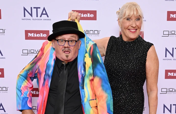 Brendan O'Carroll and Jennifer Gibney at NTAs 2025