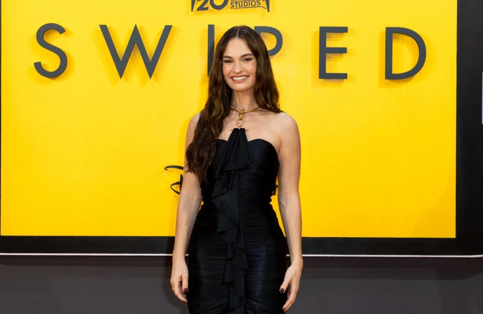 Swiped star Lily James