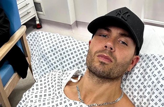 Max George has been hospitalised again as he continues to recover from a series of heart operations