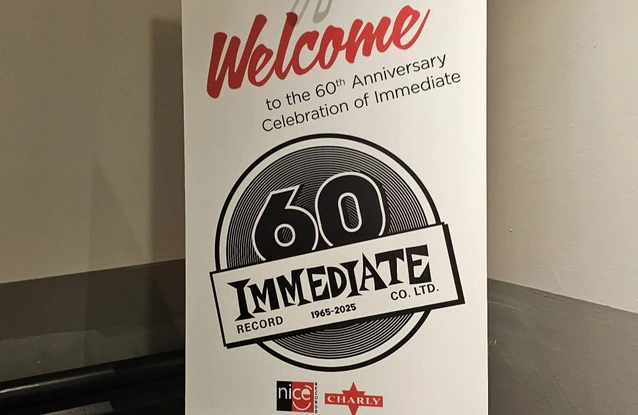 Rock legends and '60s icons came out to celebrate the 60th anniversary of Immediate Records in London.