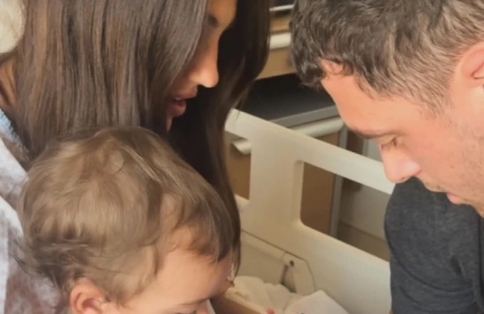 Karren Brady’s daughter Sophia Peschisolido has announced the birth of her second child with her fiancé Frankie Makin