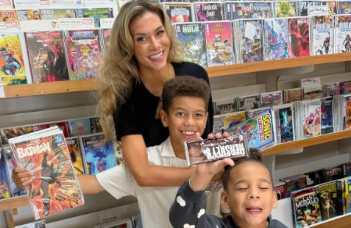 Allison Holker and her children celebrating late husband Stephen 'tWitch' Boss' birthday