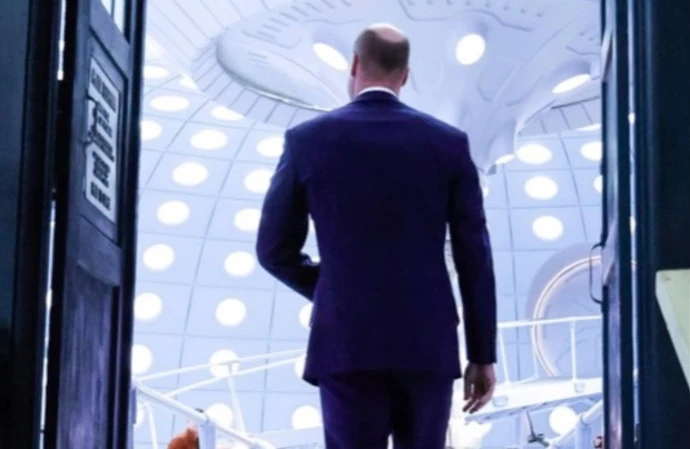 Prince William visited the set of Doctor Who (c) Kensington Palace