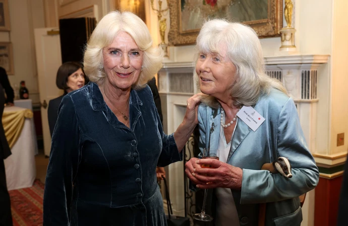 Queen Camilla paid tribute to Dame Jilly Cooper as she opened the Cliveden Literary Festival