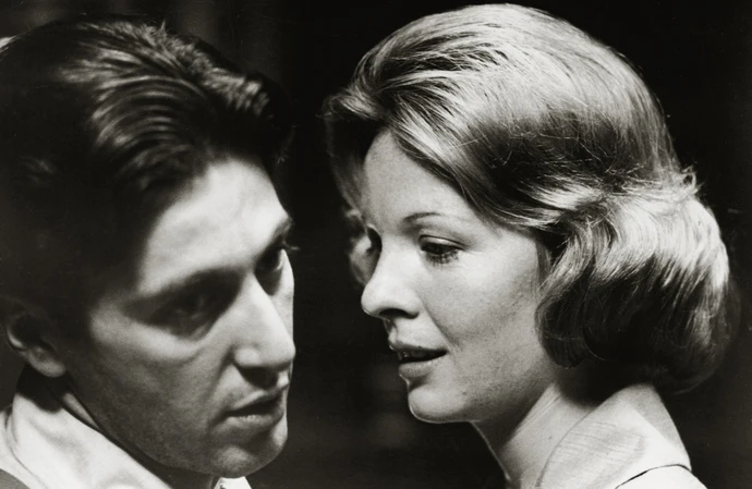 Al Pacino and Diane Keaton in The Godfather