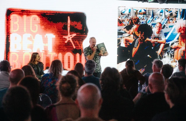 Norman Cook at his book launch in London