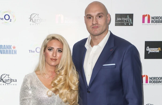 Paris Fury and her husband Tyson Fury