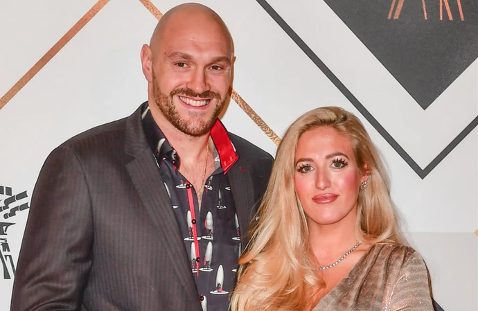 Tyson Fury and his wife Paris Fury