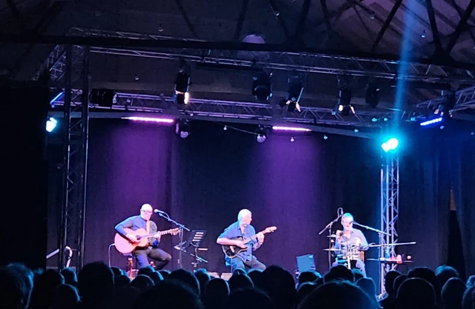 Caravan performing at Westgate Hall in their hometown of Canterbury