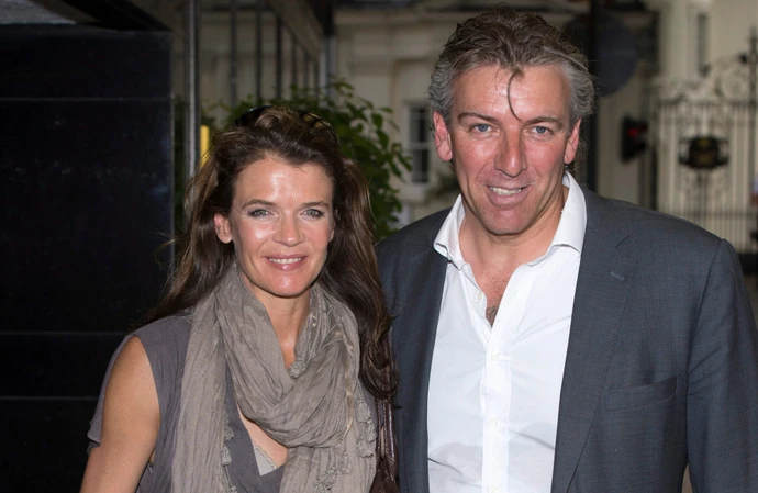 Annabel Croft and her late husband, Mel Coleman, in 2013
