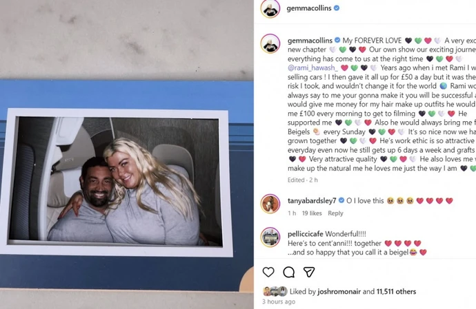 Gemma Collins gushes over 'forever love' Rami Hawash and praises his support during TOWIE days