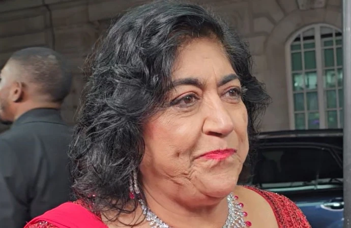 Gurinder Chadha at the Christmas Karma premiere