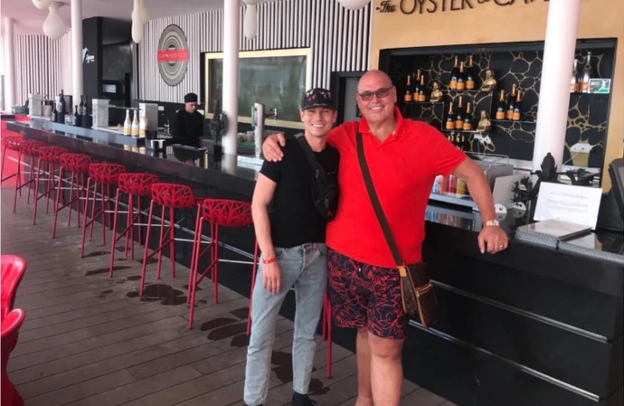 Joey Essex and his uncle, Greg Essex / © Instagram