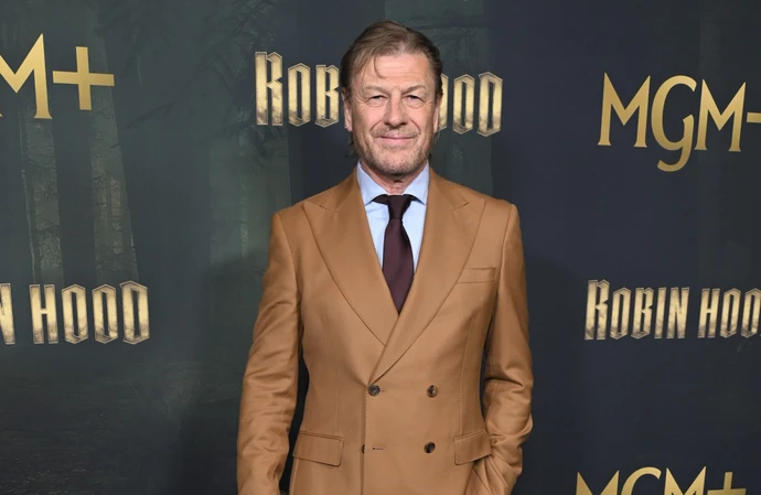 Sean Bean at the launch of Robin Hood in Los Angeles