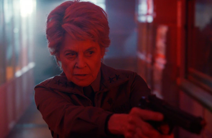 Linda Hamilton in Stranger Things