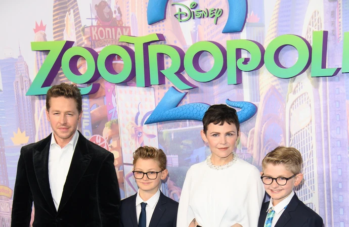 Ginnifer Goodwin and her family at the Zootropolis 2 London premiere