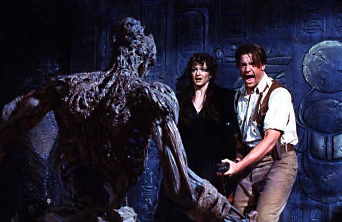 Rachel Weisz and Brendan Fraser in the original Mummy film