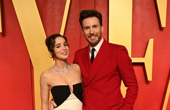 Chris Evans has opened up about life as a new dad with his wife Alba Baptista