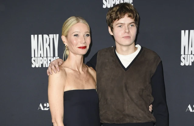 Gwyneth Paltrow and her son Moses