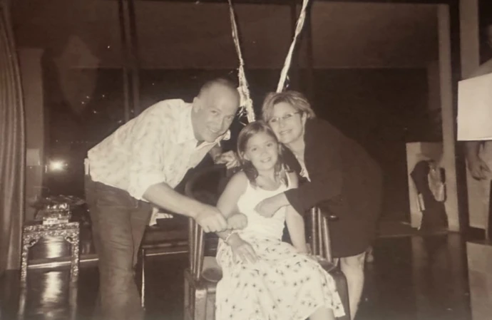 Bryan Lourd, Billie Lourd and Carrie Fisher / © Instagram