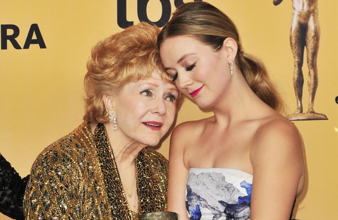 The late Debbie Reynolds, and Billie Lourd in 2015