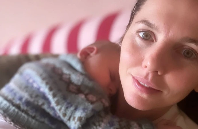 Ophelia Lovibond and her baby / © Instagram