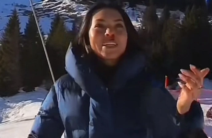 Paige Thorne with nosebleed / © TikTok