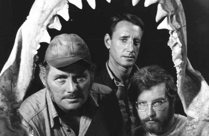 Robert Shaw, Richard Dreyfuss and Roy Scheider in Jaws