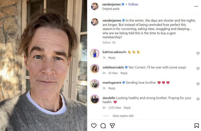 James Van Der Beek calls for March to be first month of the year