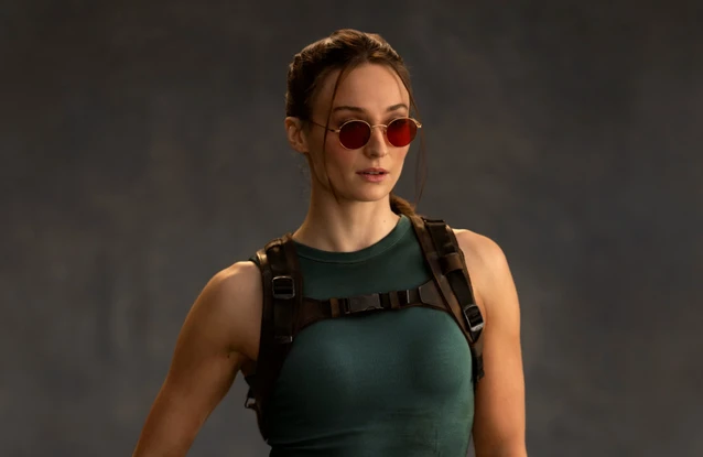 Sophie Turner as Lara Croft