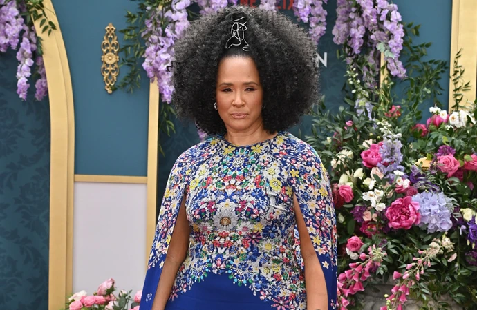 Golda Rosheuvel plays Queen Charlotte in Bridgerton