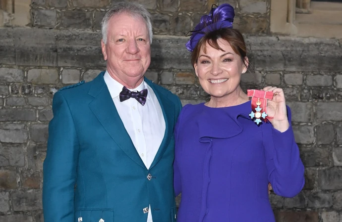 Steve Smith and his wife Lorraine Kelly / © Alpha Press