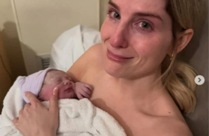 Meghan Trainor and her new baby (c) Instagram