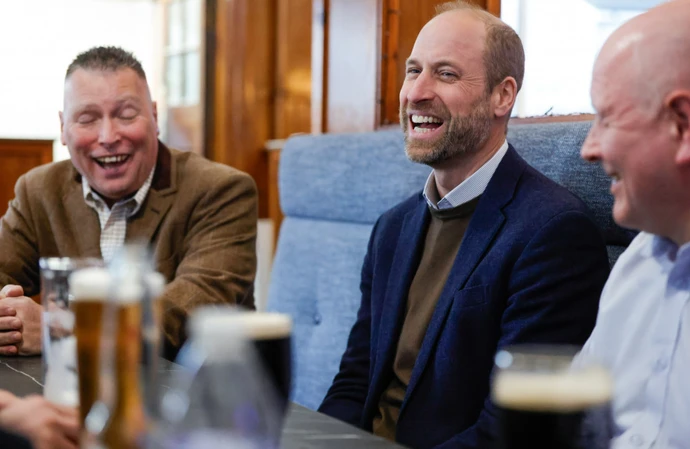Prince William at The Gothenburg pub