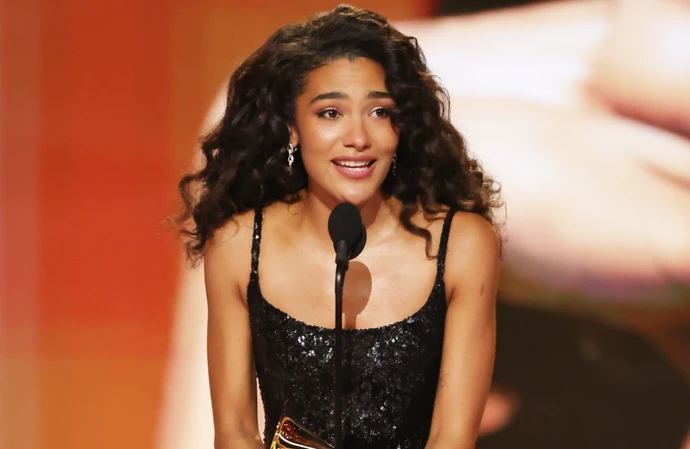 Olivia Dean at the Grammy Awards in Los Angeles