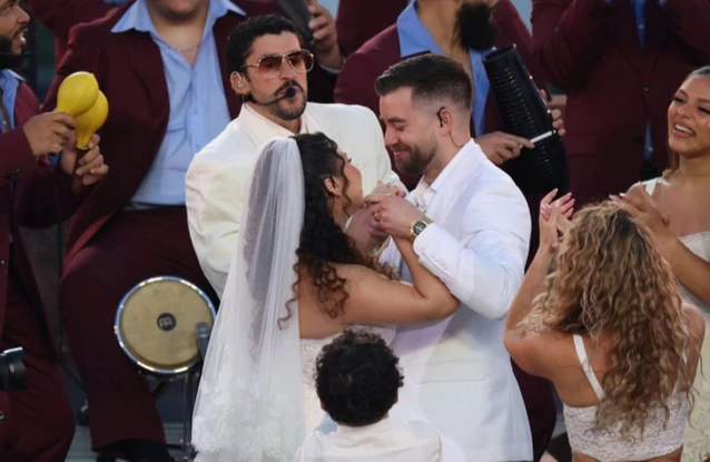Bad Bunny married a couple during his Super Bowl halftime show