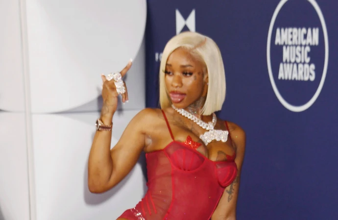 Sexyy Red on the red carpet at the 2025 American Music Awards