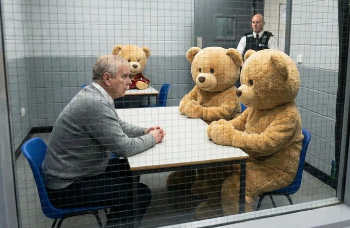 Andrew Mountbatten-Windsor has some teddy bear visitors