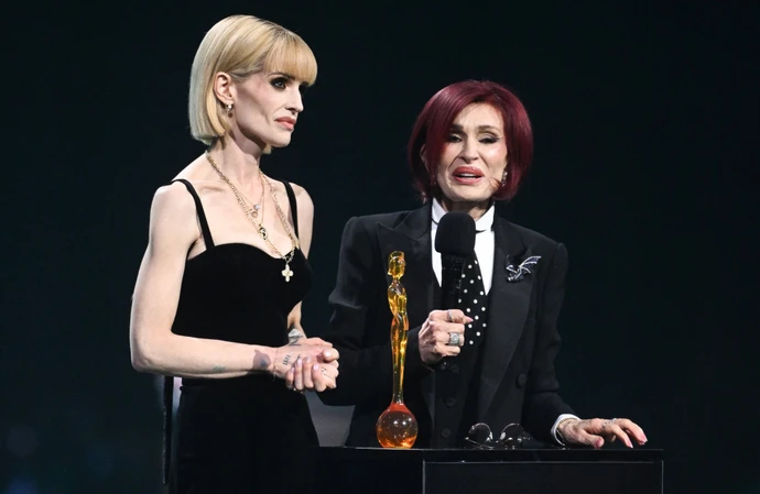 Kelly and Sharon Osbourne paid tribute to Ozzy Osbourne in their BRIT Awards speech