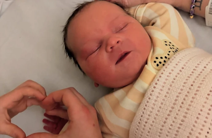 Rebecca Adlington's new baby / © Instagram