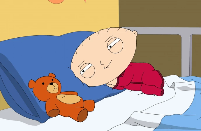 Stewie Griffin and his teddy bear Rupert