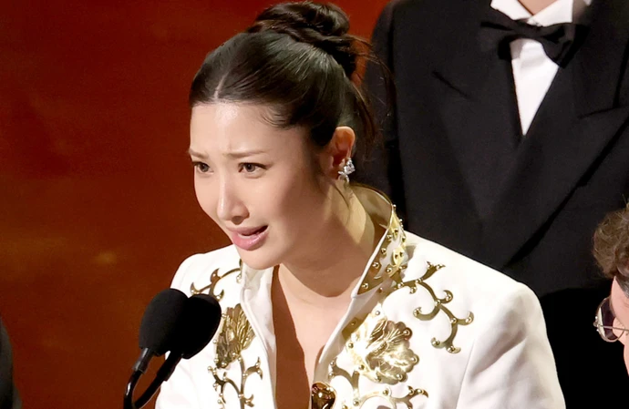 EJAE was emotional as she accepted her Oscar