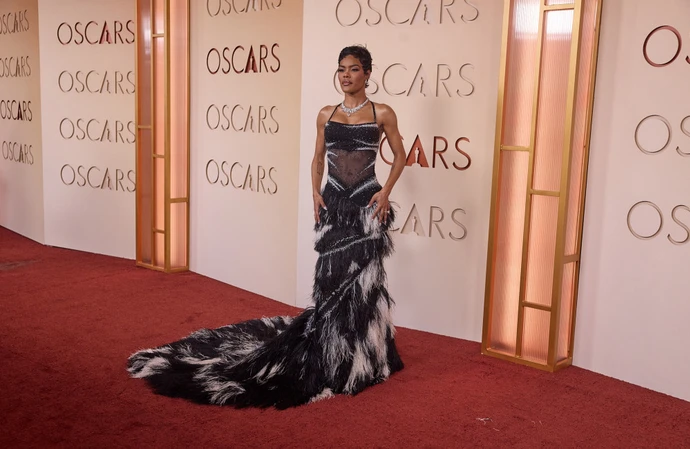 Teyana Taylor breaks silence on Oscars 'shove'