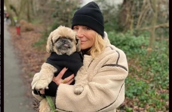 Michelle Collins and Humphrey / © Instagram