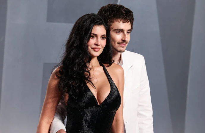 Couple Kylie Jenner and Timothee Chalamet
