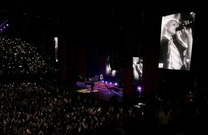 Reneé Rapp during her performance at OVO Arena Wembley on  March 20