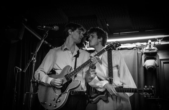 Cruz Beckham and The Breakers rocking The Courtyard in London