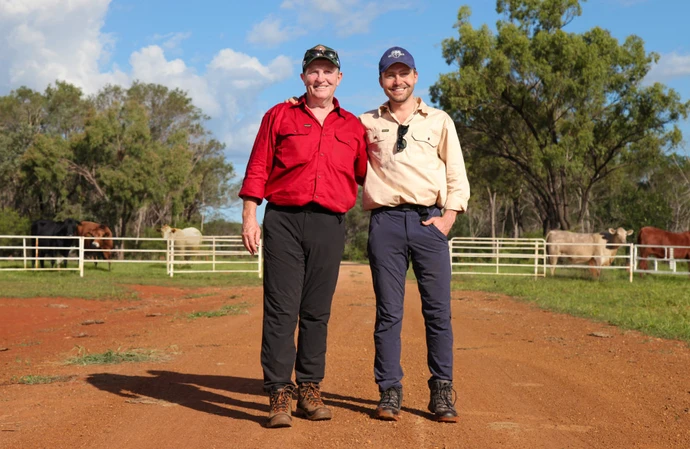 Father and son duo Bradley Walsh and Barney Walsh