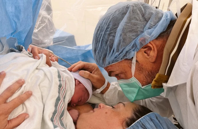 Kelly McKee Zajfen gives birth / © Instagram